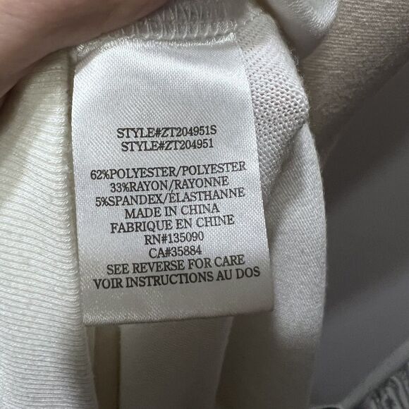 Z Supply Poly Blend Long Sleeve Pullover Raglan Reindeer Sweatshirt Size Small - Picture 6 of 6